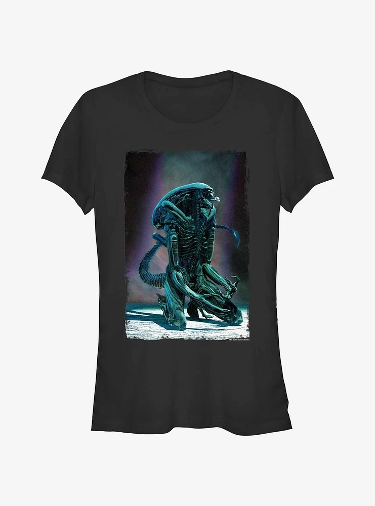 Alien Xenomorph Scream Girls T-Shirt