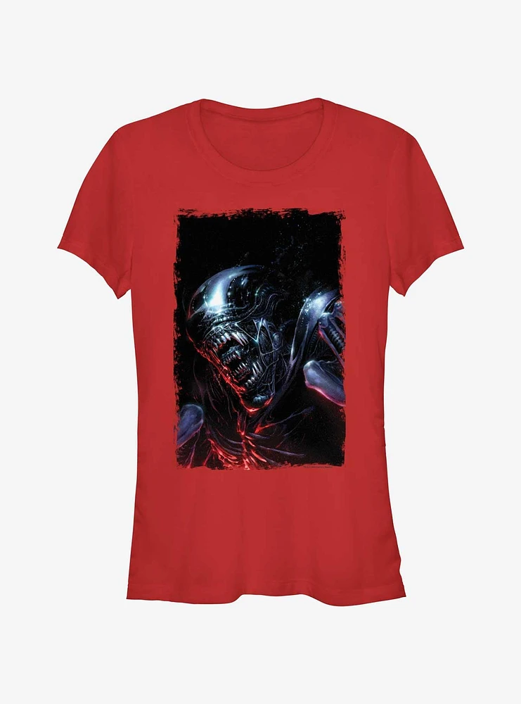 Alien Portrait Girls T-Shirt