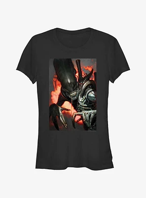 Alien Xenomorph Breached Girls T-Shirt