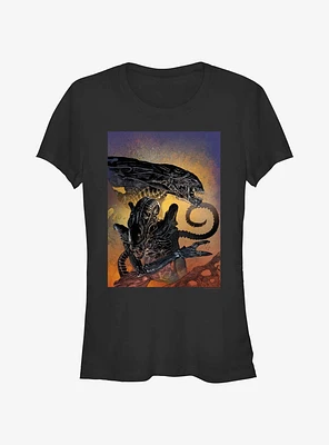 Alien Two Xenomorphs Girls T-Shirt