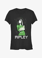 Alien Ripley And Cat Girls T-Shirt