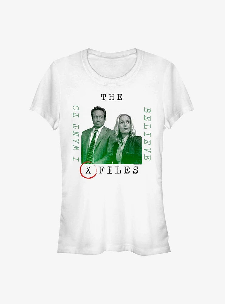 The X-Files I Want To Believe Girls T-Shirt