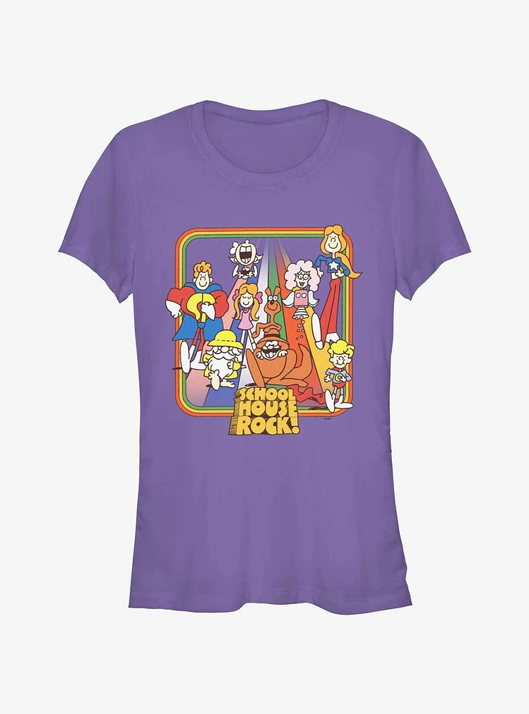 Schoolhouse Rock Groovy School House Girls T-Shirt