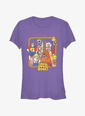 Schoolhouse Rock Groovy School House Girls T-Shirt