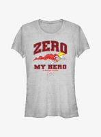 Schoolhouse Rock Collegiate Zero Hero Girls T-Shirt