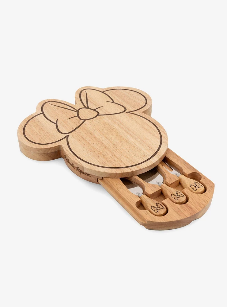 Disney Minnie Mouse Head Shaped Cheese Board with Tools