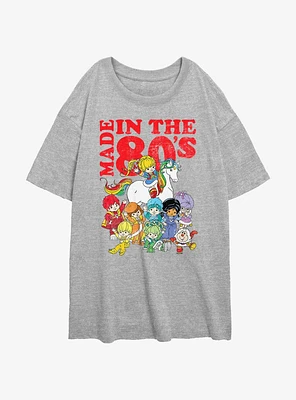 Rainbowbrite Made The 80s Womens Oversized T-Shirt