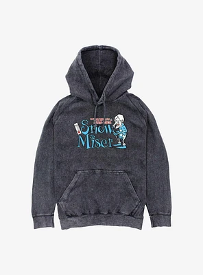 A Year Without Santa Snow Badge Mineral Wash Hoodie