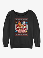 A Year Without Santa Christmas Gang Girls Slouchy Sweatshirt