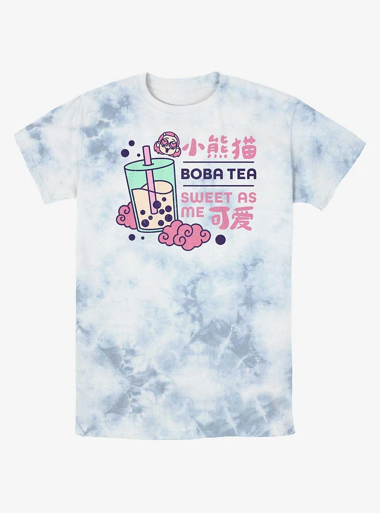 Turning Red Boba Tea Tie-Dye T-Shirt