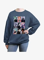 Devils Candy Class Photo Womens Oversized Sweatshirt