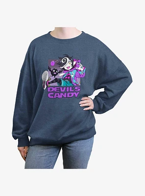 Devils Candy Box Womens Oversized Sweatshirt