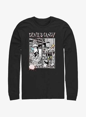 Devils Candy Comic Panels Long-Sleeve T-Shirt