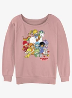 Rainbowbrite Rainbow Brite And Friends Womens Slouchy Sweatshirt