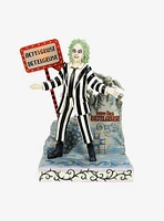 Beetlejuice LED Sign Jim Shore Figure