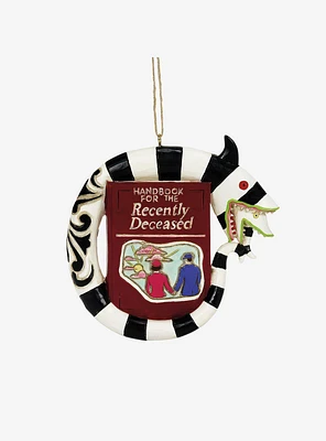 Beetlejuice Sand Worm & Book Jim Shore Ornament