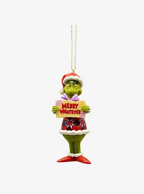 The Grinch Merry Whatever Jim Shore PVC Ornament