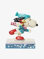 Peanuts Snoopy & Woodstock Skating Jim Shore Figure