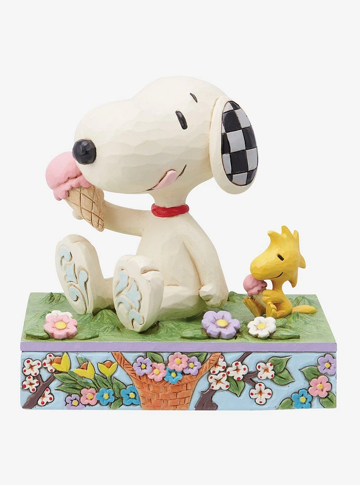 Peanuts Snoopy & Woodstock Ice Cream Jim Shore Figure