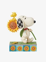 Peanuts Snoopy & Woodstock Sunflower Jim Shore Figure