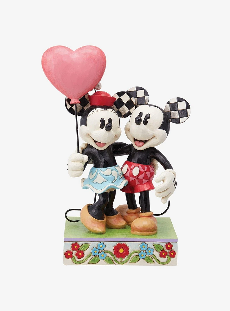 Disney Mickey & Minnie Heart Jim Shore Figure