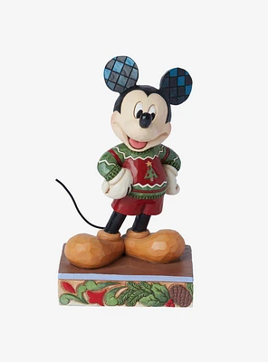 Disney Mickey Christmas Sweater Jim Shore Figure