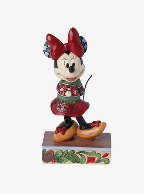 Disney Minnie Christmas Sweater Jim Shore Figure