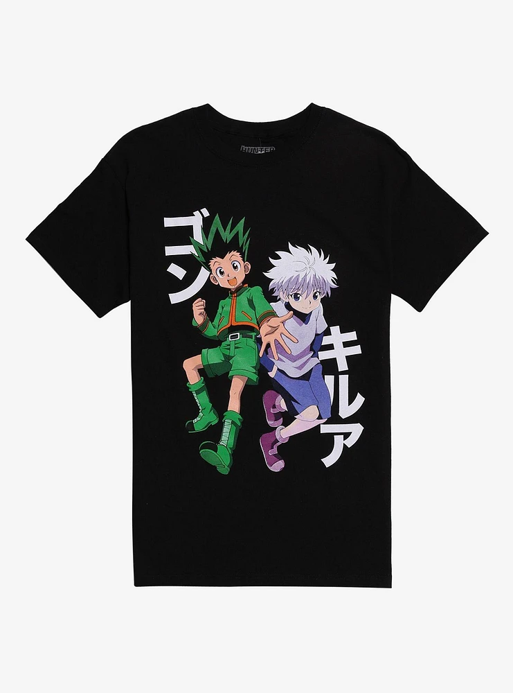 Hunter X Gon & Killua Names T-Shirt