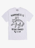 Happiness Cat Boyfriend Fit Girls T-Shirt