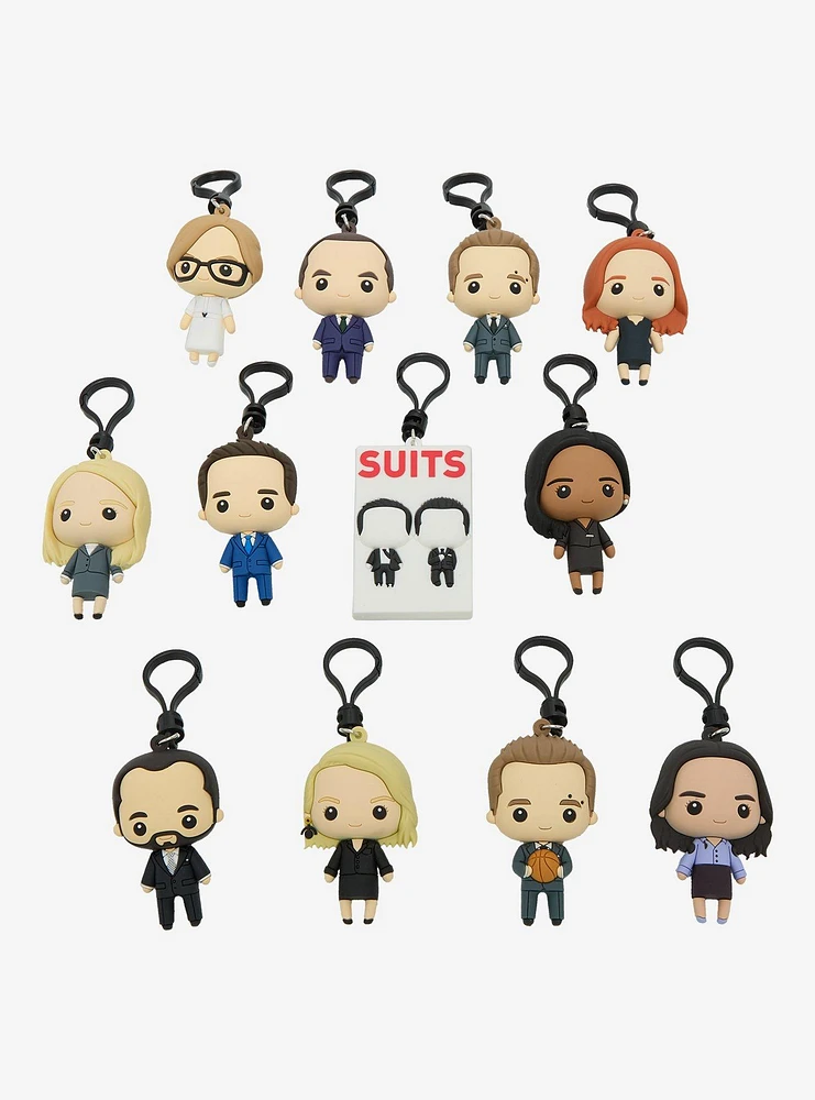 Suits Characters Blind Bag Figural Bag Clip