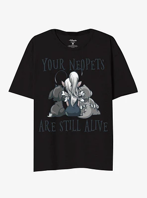 Neopets Still Alive Boyfriend Fit Girls T-Shirt