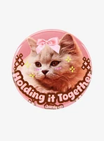 Holding It Together Cat 3 Inch Button