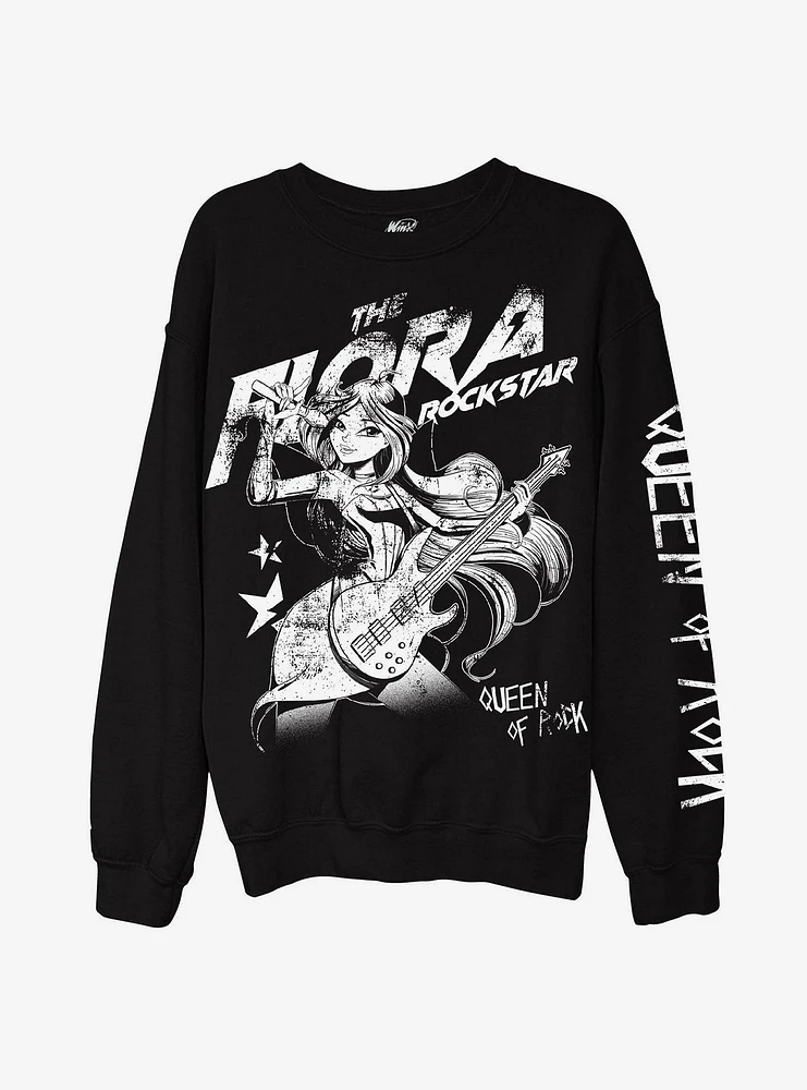 Winx Club Flora Rockstar Girls Sweatshirt