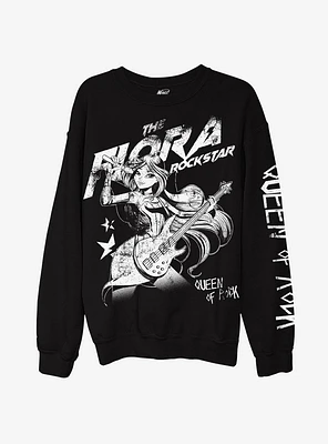 Winx Club Flora Rockstar Girls Sweatshirt