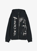 The Crow Eric Draven Portrait Girls Hoodie