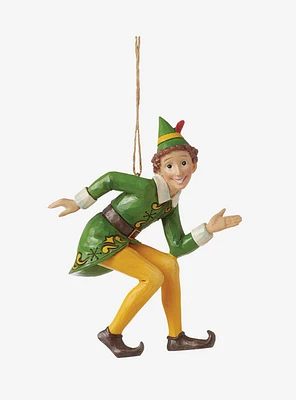 Elf Buddy Crouching Jim Shore Ornament