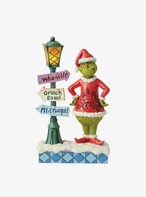 The Grinch By Lamppost Jim Shore Figure