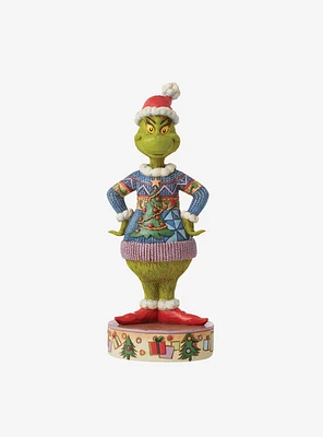 The Grinch Wearing Ugly Sweater Jim Shore Figure