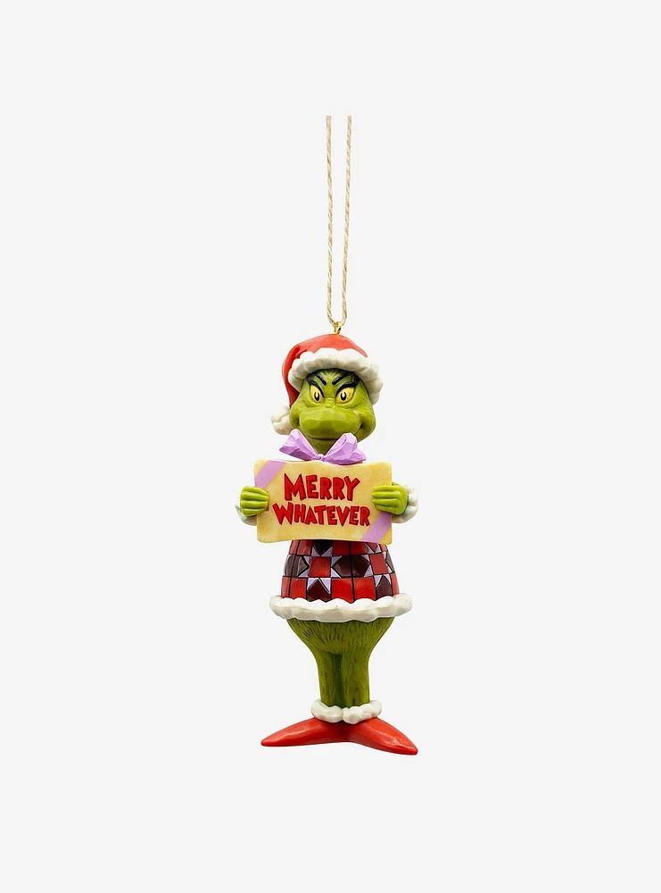 The Grinch Merry Whatever Jim Shore PVC Ornament