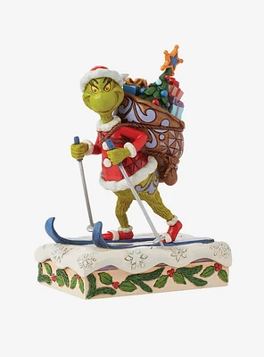 The Grinch Skiing Jim Shore Figure