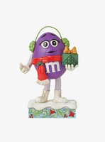 M&M's Purple with Gift Jim Shore Figure