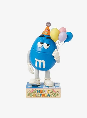 M&M's Blue with Balloons Jim Shore Figure