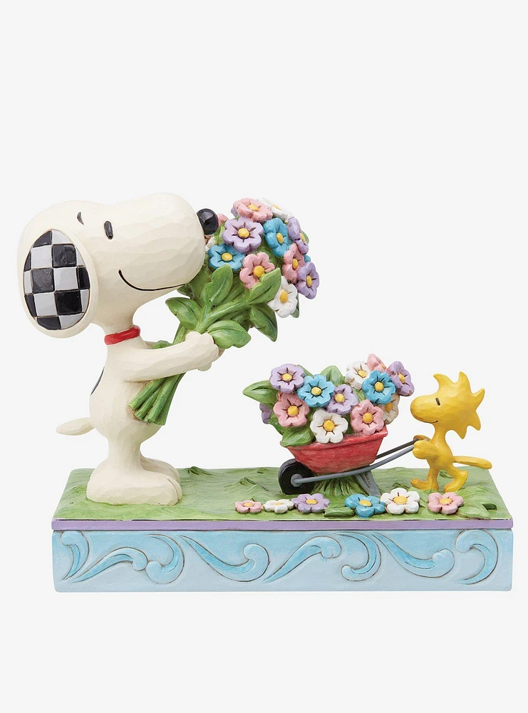 Peanuts Snoopy & Woodstock Flowers Jim Shore Figure