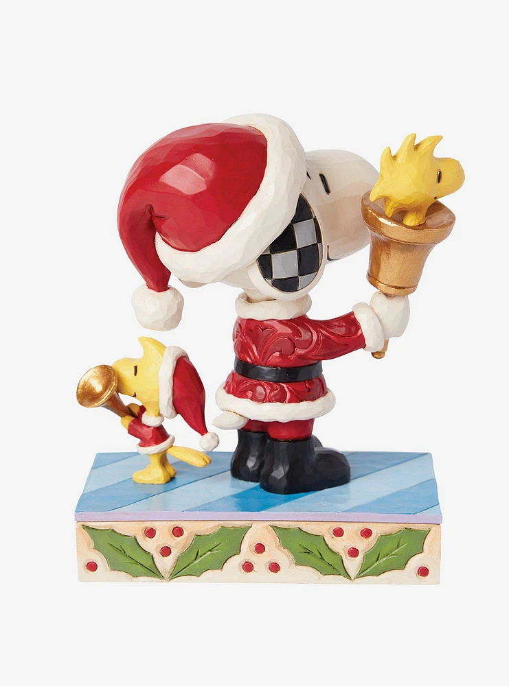 Peanuts Snoopy & Woodstock Santa Jim Shore Figure