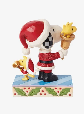 Peanuts Snoopy & Woodstock Santa Jim Shore Figure