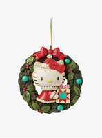 Hello Kitty Jim Shore Wreath Ornament