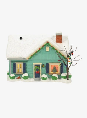 Peanuts Village Blue House on James Street Figure