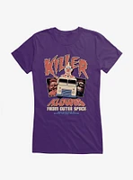 Killer Klowns From Outer Space Vintage Movie Poster Girls T-Shirt