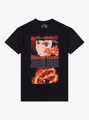 Demon Slayer: Kimetsu No Yaiba Tanjiro Hinokami Kagura Boyfriend Fit Girls T-Shirt