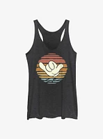 Disney Mickey Mouse Hang Loose Sunset Womens Tank Top